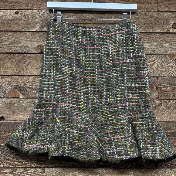 INC International Concepts Tweed Flounce Skirt – Size 6P - Picture 2 of 6